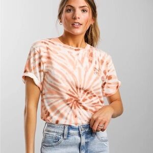 BillaBong Orange Tie-Dye T-Shirt size small